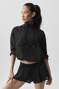 1/4 Zip Go Time Pullover - Black — photo 1