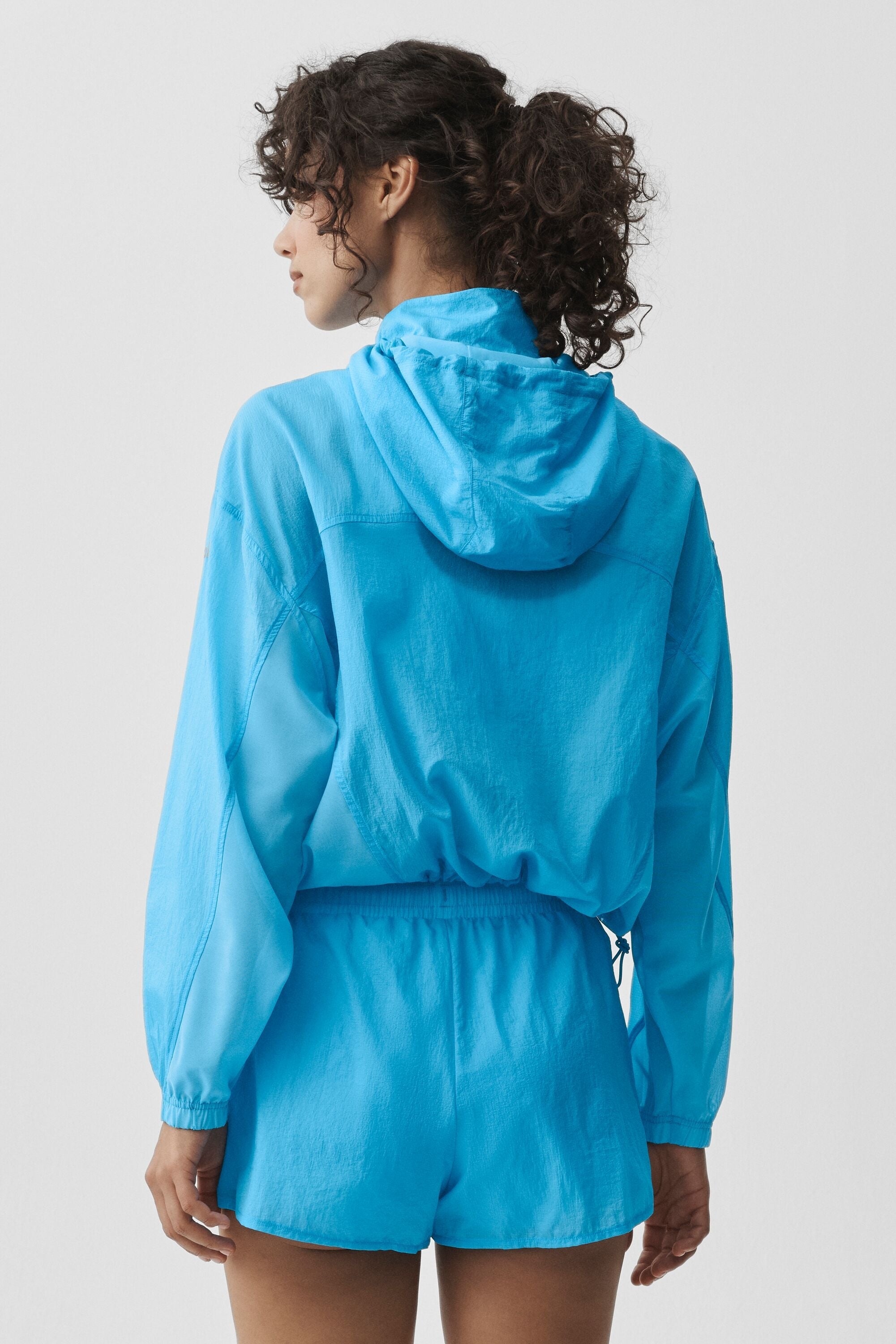 1/4 Zip Go Time Pullover - Azure Blue — photo 2