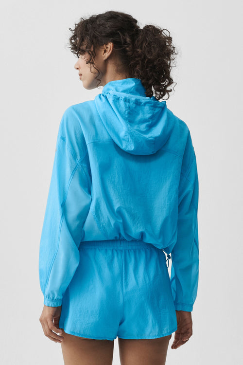 1/4 Zip Go Time Pullover - Azure Blue — photo 2