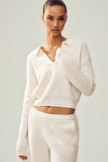 Cashmere Northstar Polo - Ivory — photo 1