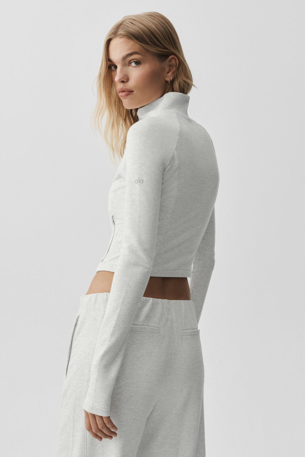 Sway On The Go Jacket - White Heather — photo 2