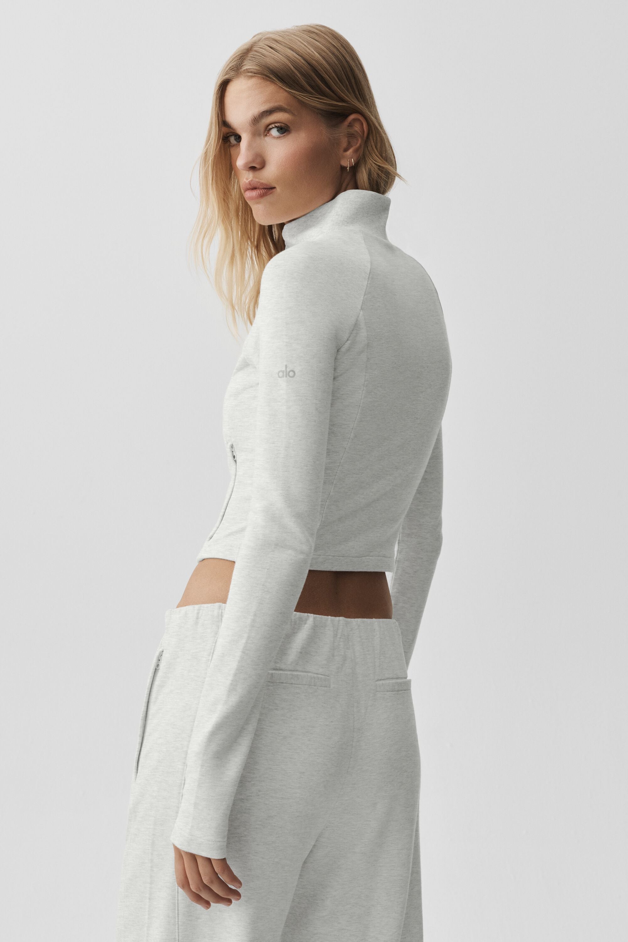 Sway On The Go Jacket - White Heather — photo 2