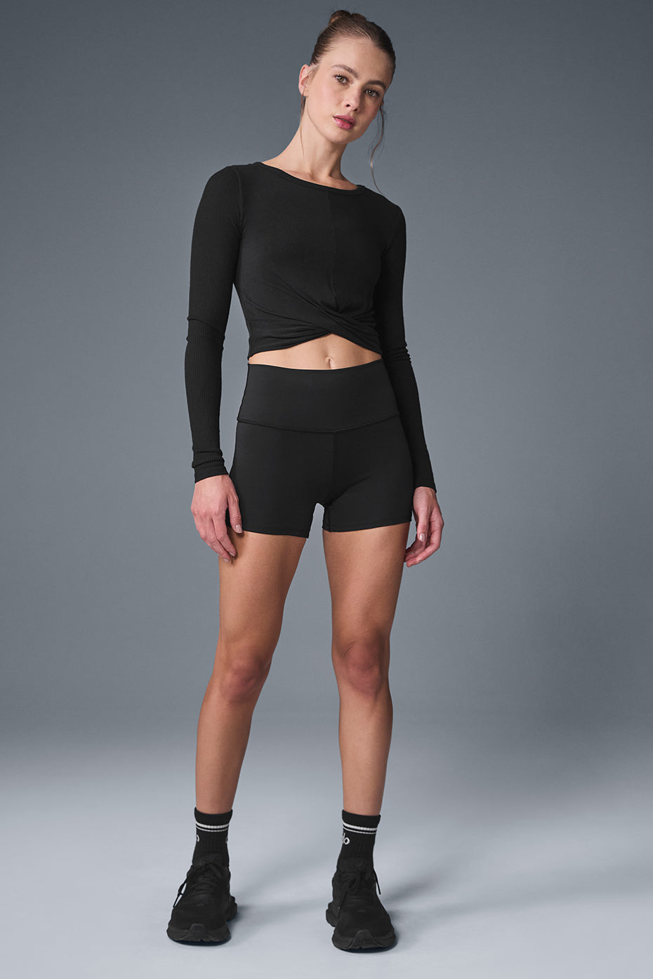 Cover Long Sleeve Top - Black — photo 3