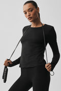 Alosoft Finesse Long Sleeve - Black — photo 1