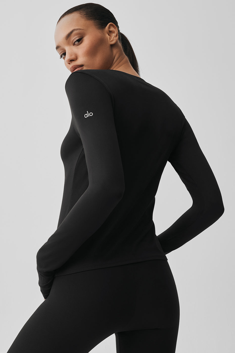 Alosoft Finesse Long Sleeve - Black — photo 2