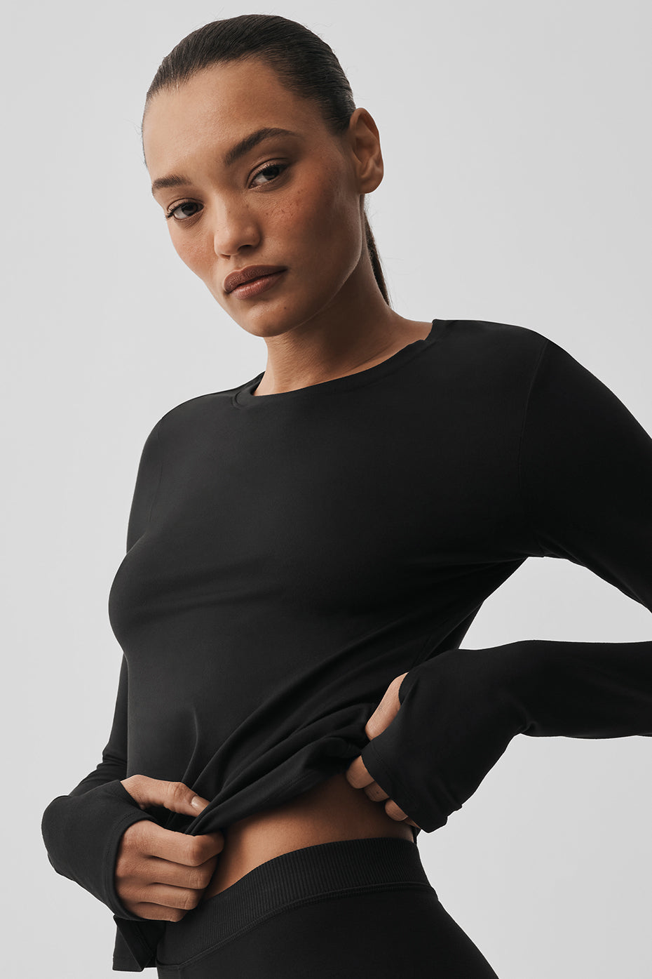 Alosoft Finesse Long Sleeve - Black — photo 3