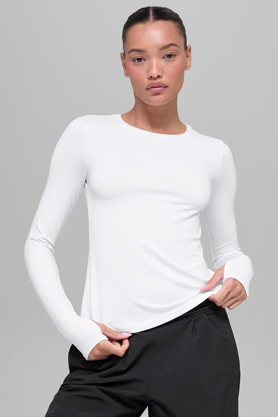 Alosoft Finesse Long Sleeve - White — photo 1