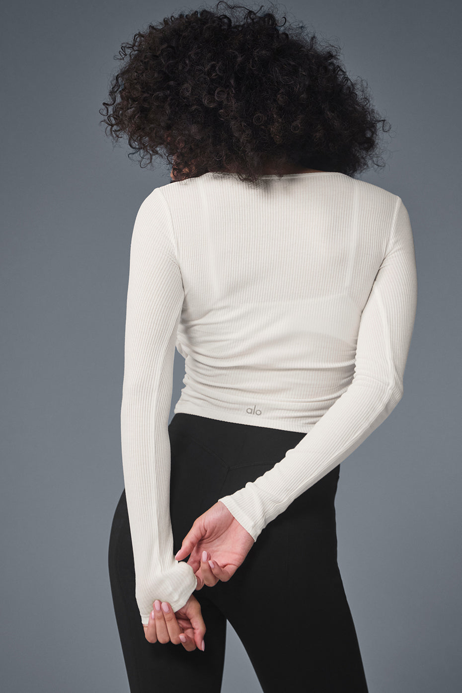 Gather Long Sleeve - Ivory — photo 3