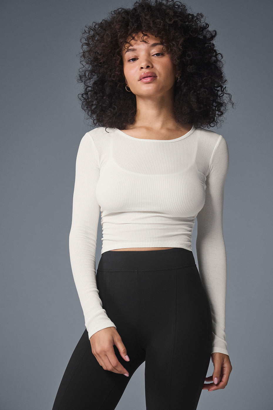 Gather Long Sleeve - Ivory — photo 5