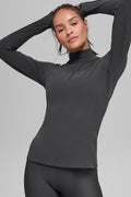 Alosoft 1/2 Zip Rapid Pullover - Anthracite — photo 1