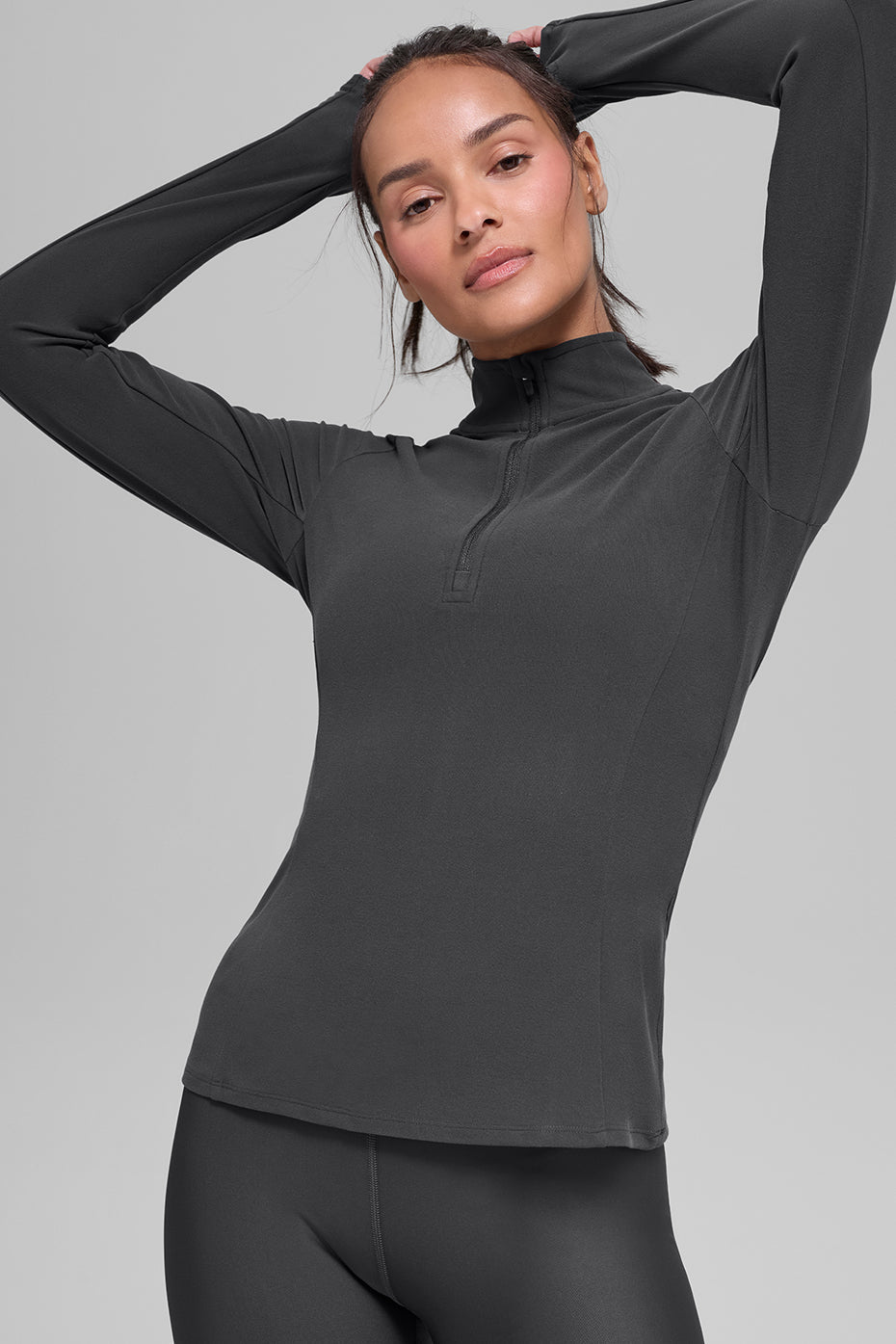 Alosoft 1/2 Zip Rapid Pullover - Anthracite — photo 1