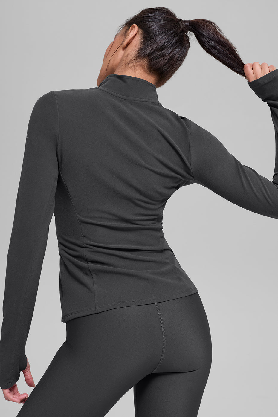 Alosoft 1/2 Zip Rapid Pullover - Anthracite — photo 5