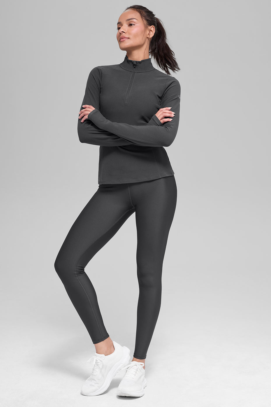 Alosoft 1/2 Zip Rapid Pullover - Anthracite — photo 4