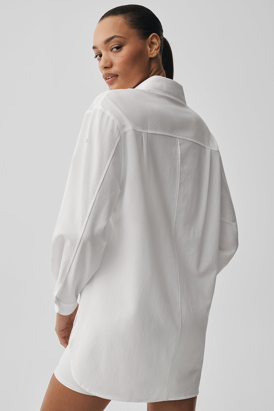 Dreamscape Button Down Long Sleeve - White — photo 2