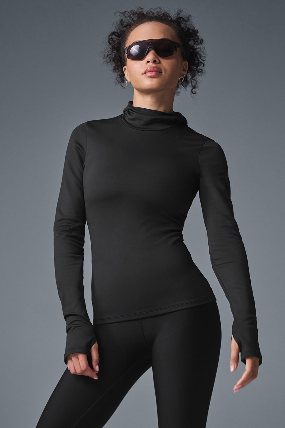 Airlift Winter Warm Hooded Runner - Black — photo 1