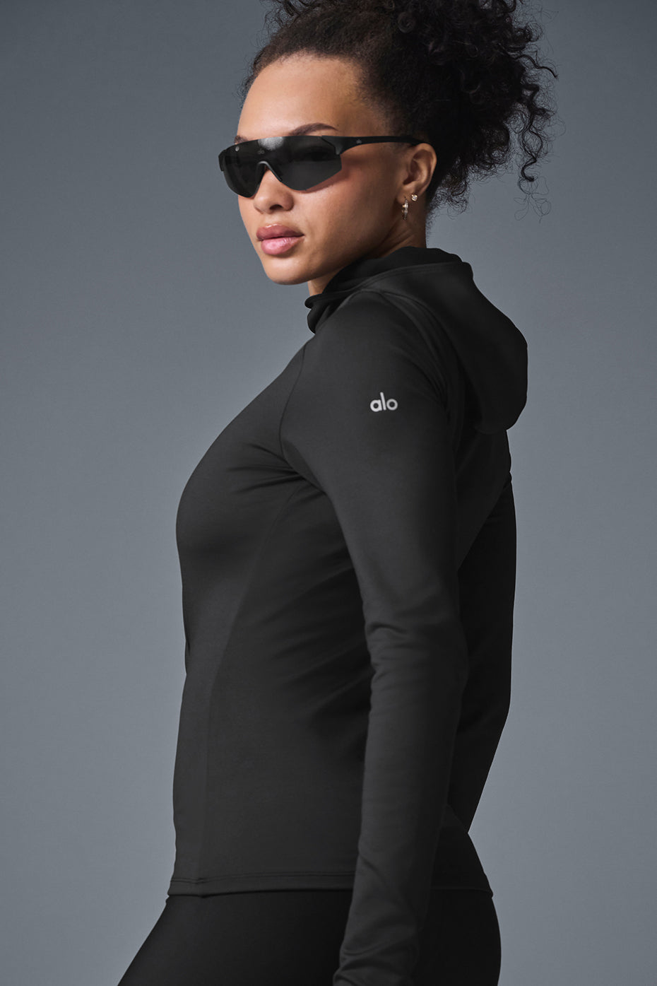 Airlift Winter Warm Hooded Runner - Black — photo 5