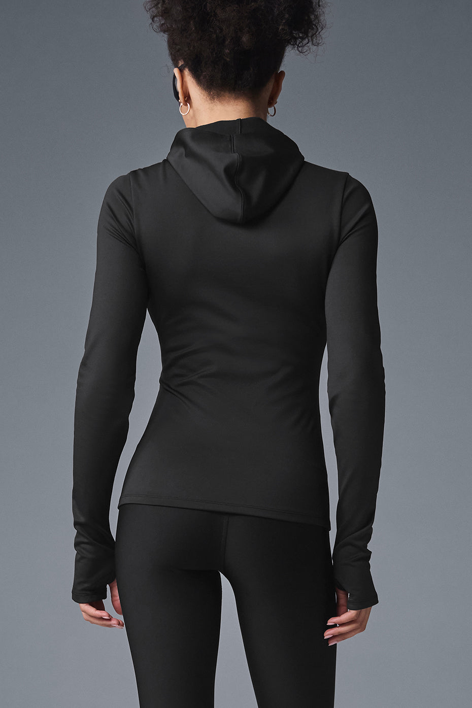 Airlift Winter Warm Hooded Runner - Black — photo 3