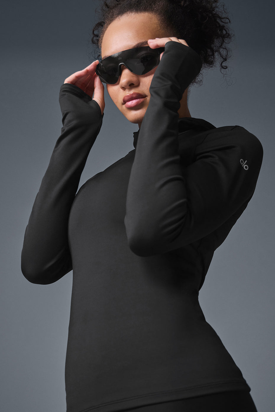Airlift Winter Warm Hooded Runner - Black — photo 6