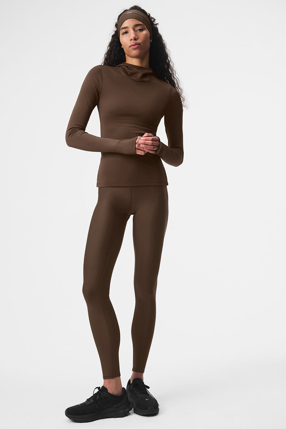 Airlift Winter Warm Hooded Runner - Espresso — photo 4
