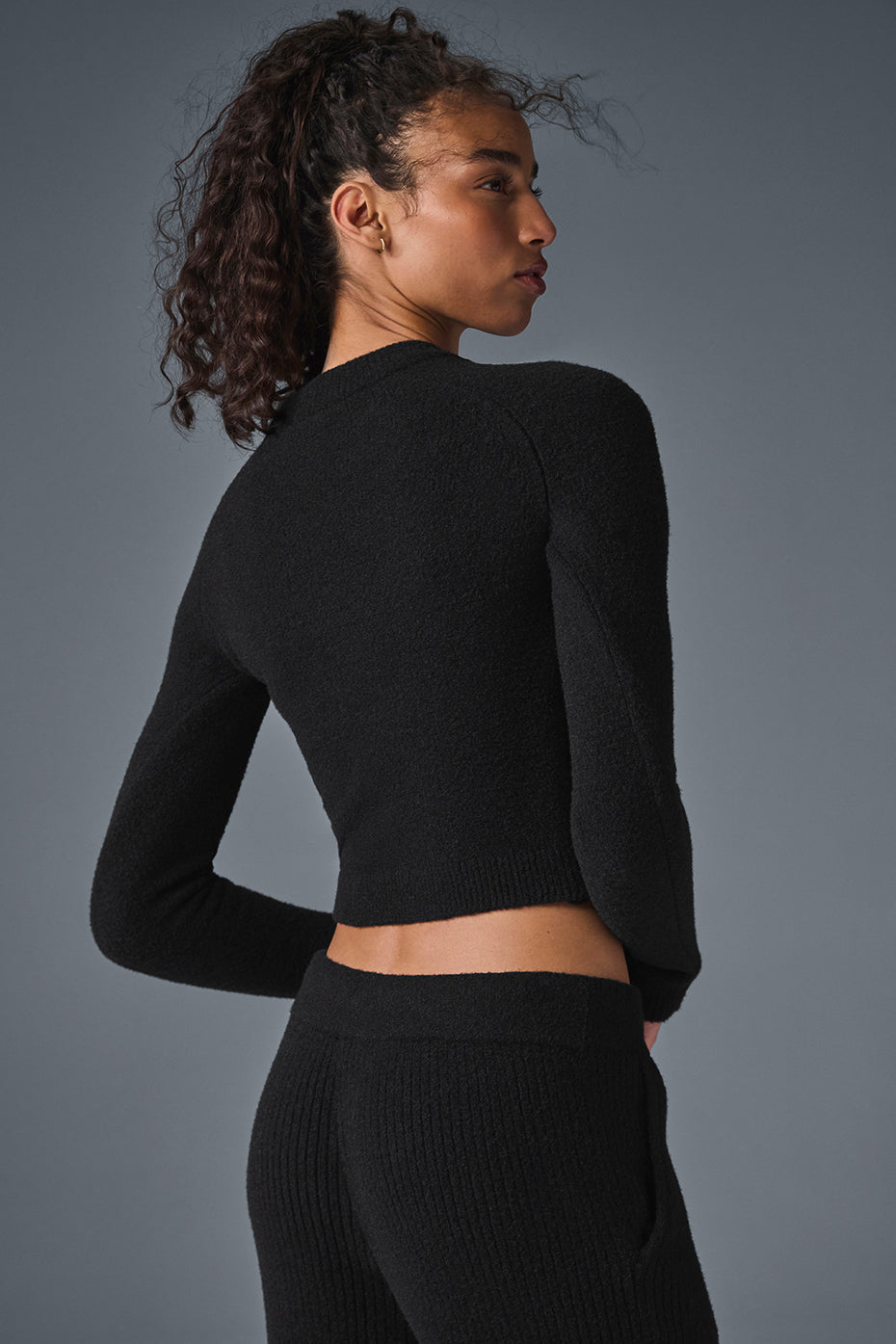 Snuggle Up Sweater Long Sleeve - Black — photo 3