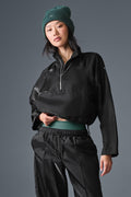 Cropped Afterglow Pullover - Black — photo 1