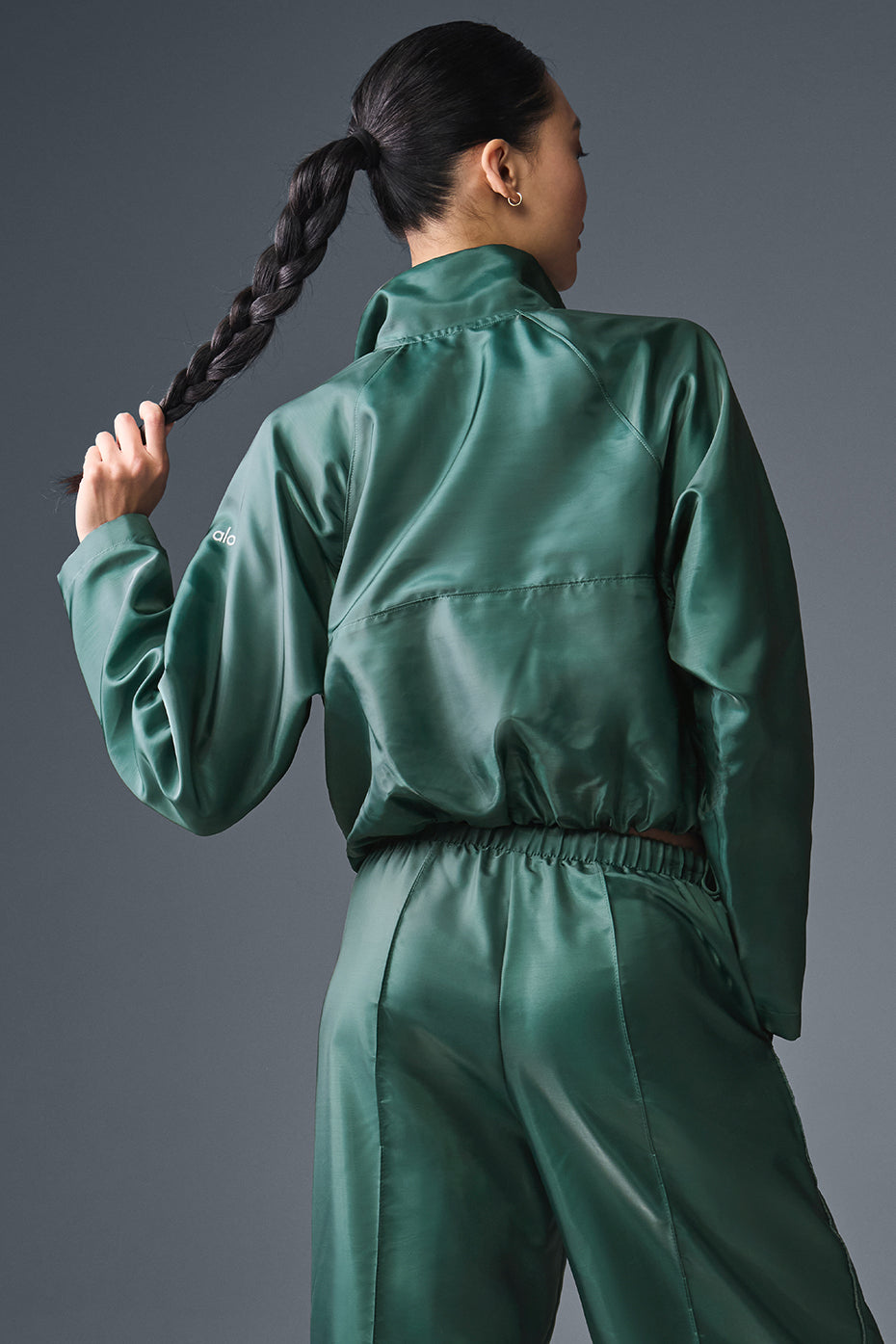 Cropped Afterglow Pullover - Winter Ivy — photo 4
