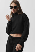Cropped Serenity Coverup - Black — photo 1