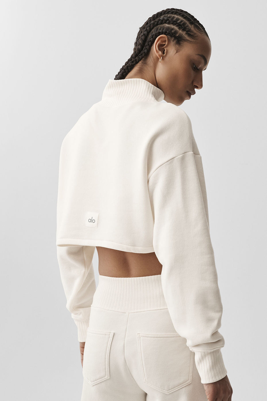 Cropped Serenity Coverup - Ivory — photo 3