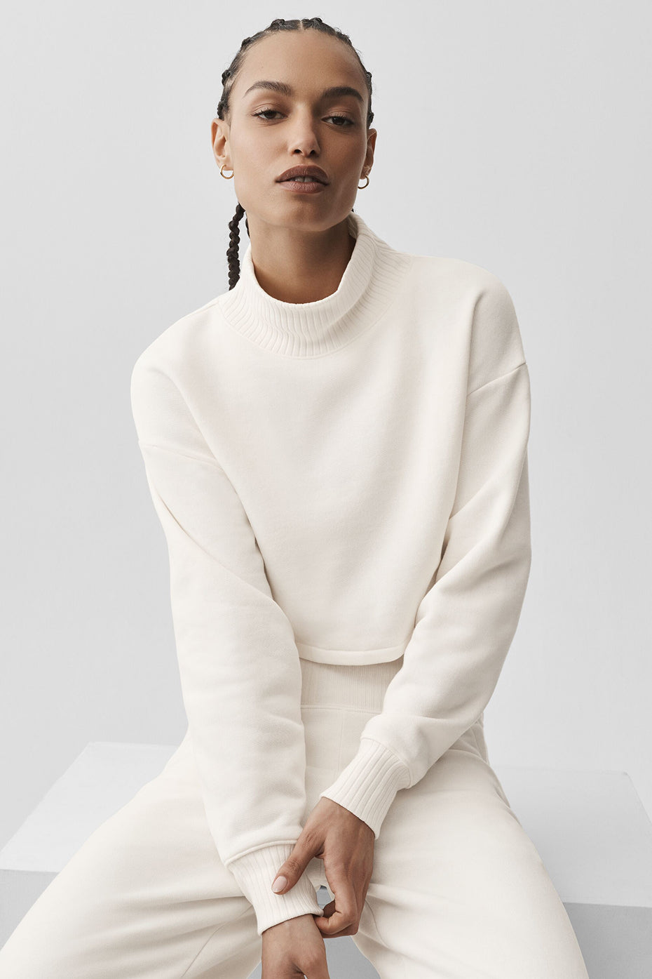 Cropped Serenity Coverup - Ivory — photo 4