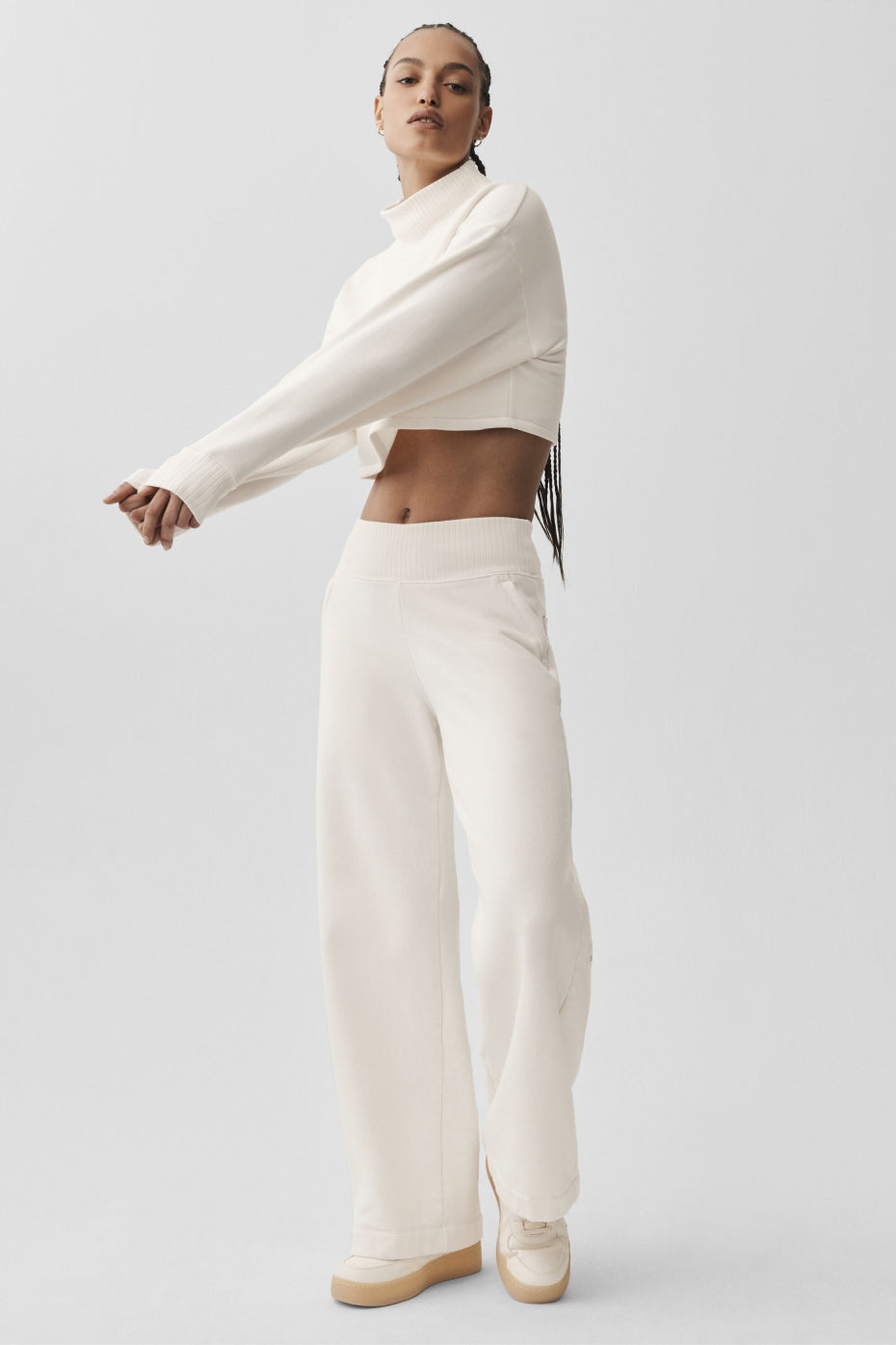 Cropped Serenity Coverup - Ivory — photo 6
