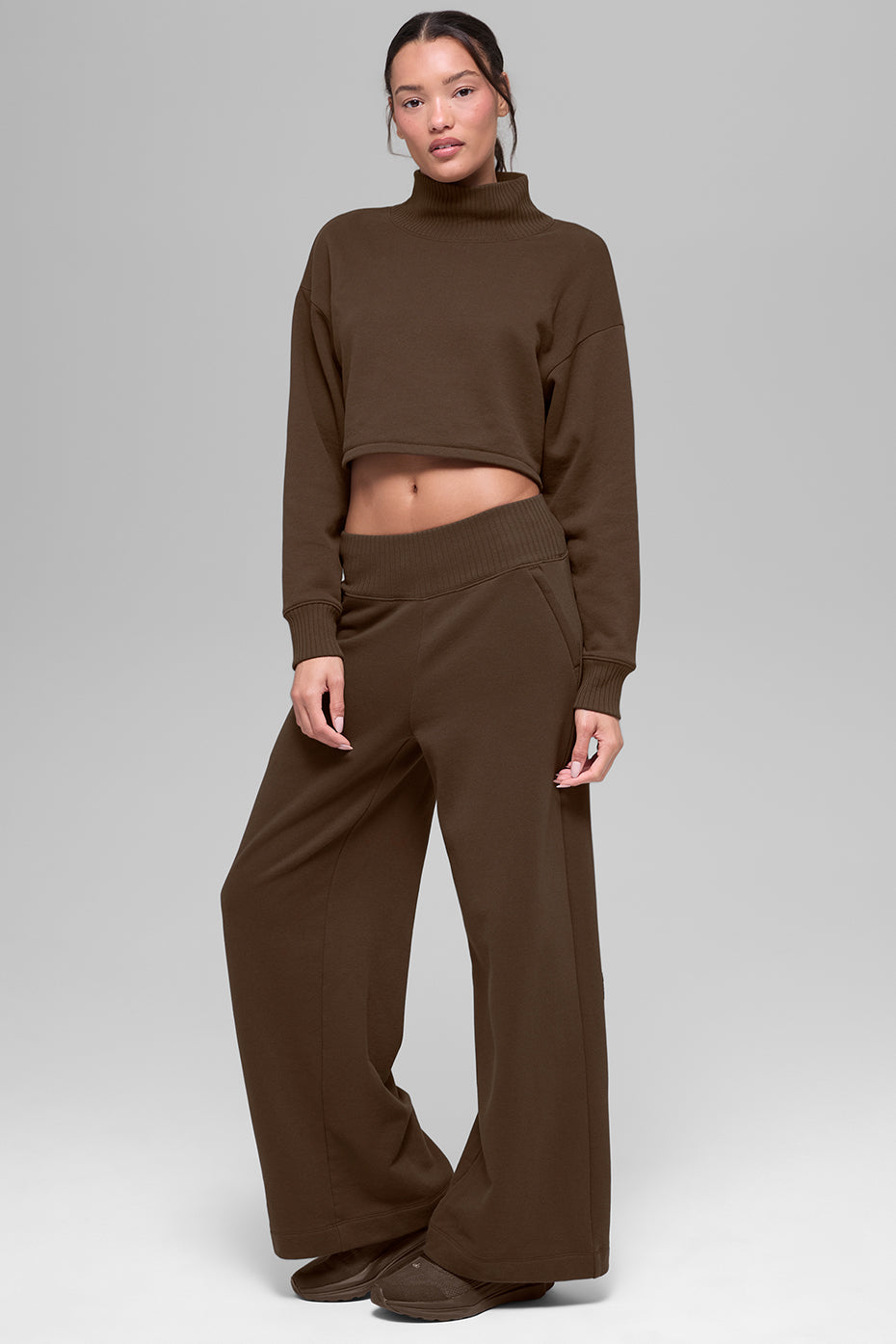 Cropped Serenity Coverup - Espresso — photo 4