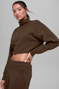Cropped Serenity Coverup - Espresso — photo 1