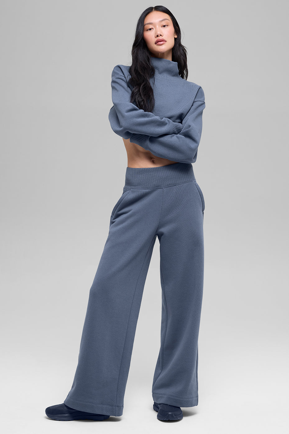 Cropped Serenity Coverup - Bluestone — photo 5