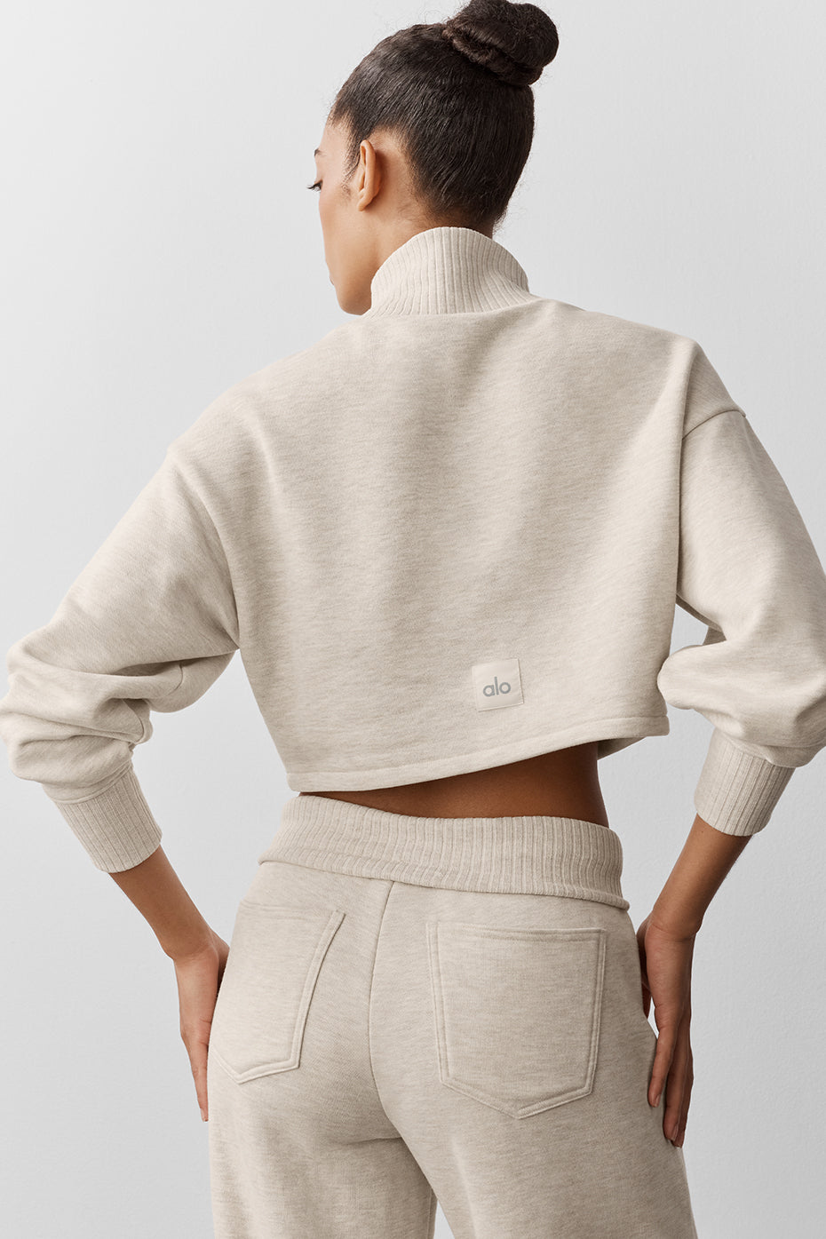 Cropped Serenity Coverup - Oatmeal Heather — photo 2