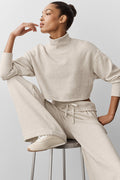 Cropped Serenity Coverup - Oatmeal Heather — photo 1