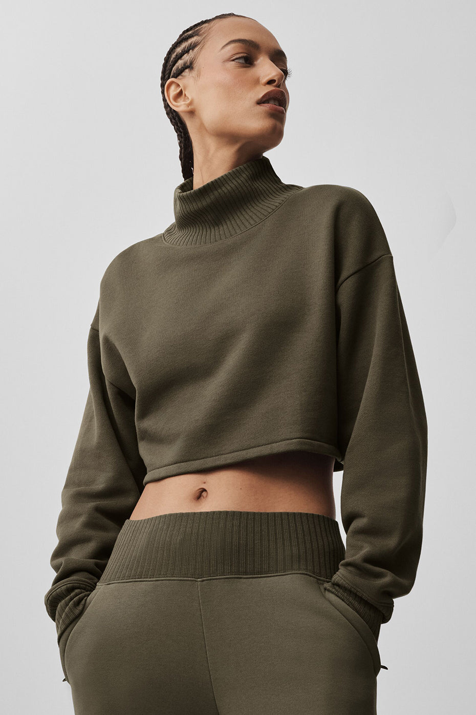 Cropped Serenity Coverup - Olive Tree — photo 3