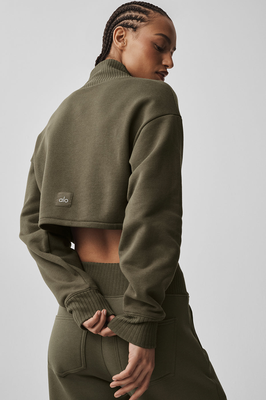 Cropped Serenity Coverup - Olive Tree — photo 2