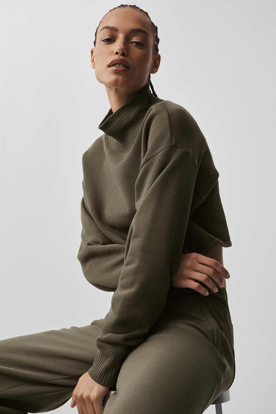 Cropped Serenity Coverup - Olive Tree — photo 5