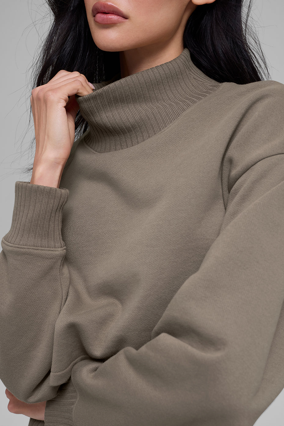 Cropped Serenity Coverup - Light Cocoa — photo 3