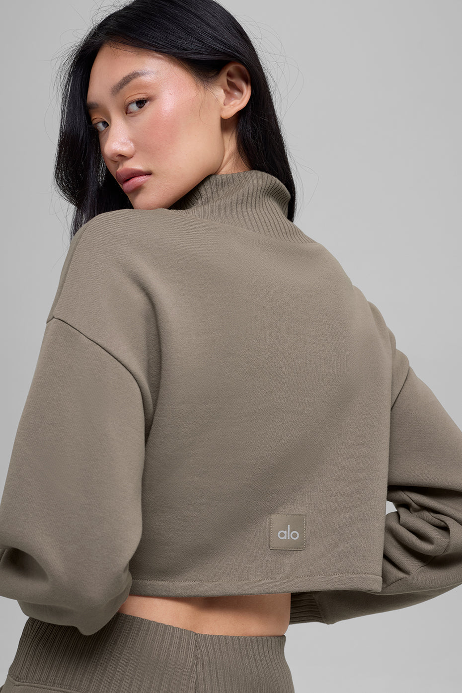 Cropped Serenity Coverup - Light Cocoa — photo 4