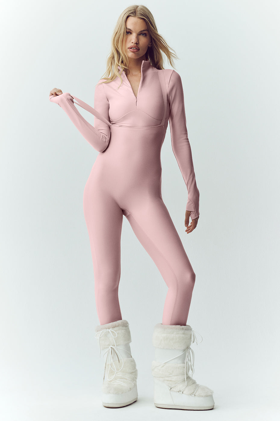 Airlift Winter Warm Ski Time Long Sleeve - Pink Champagne — photo 5