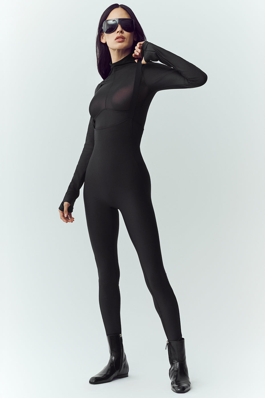 Airlift Winter Warm Mesh Ski Time Long Sleeve - Black — photo 4