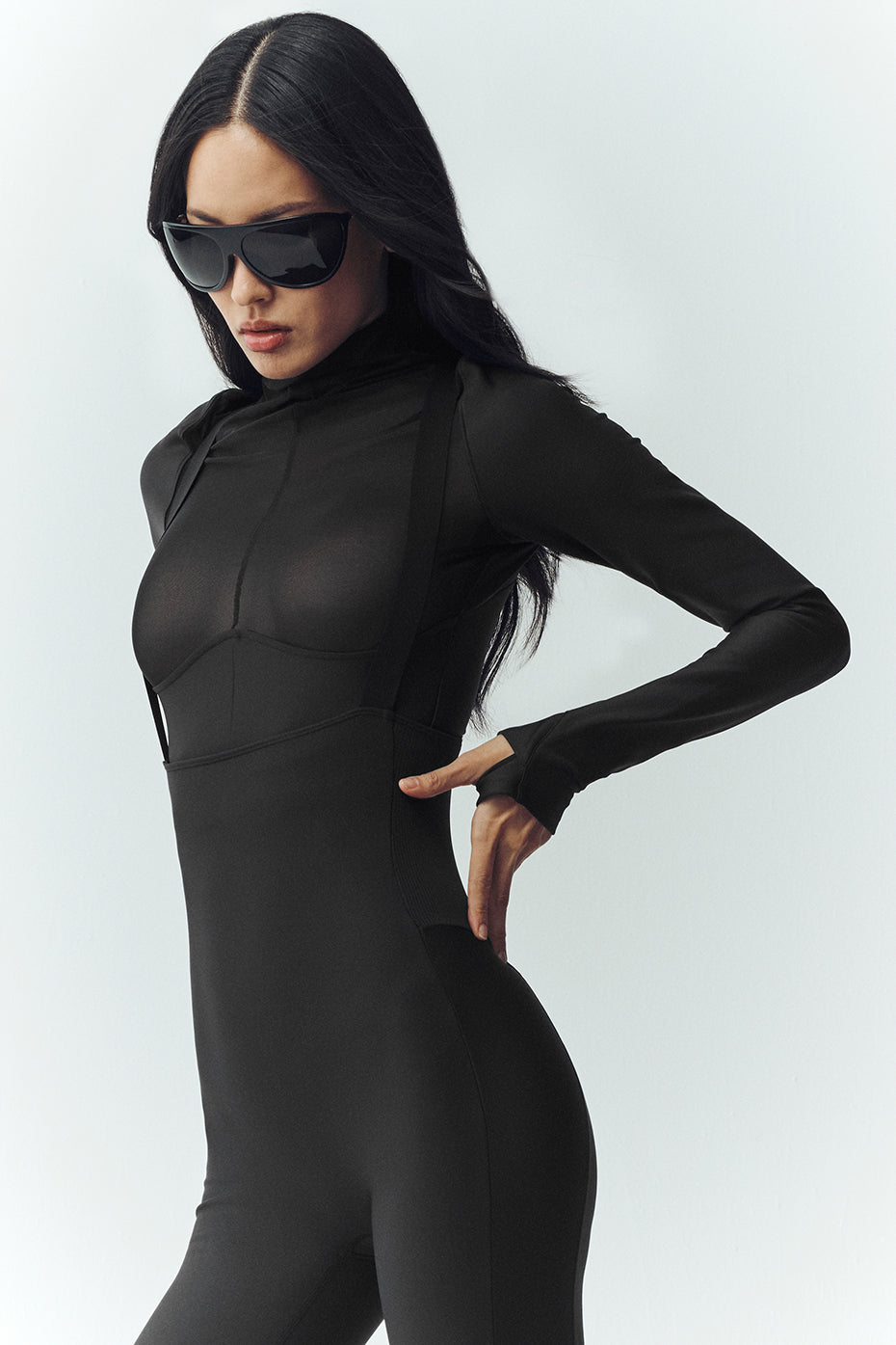 Airlift Winter Warm Mesh Ski Time Long Sleeve - Black — photo 1
