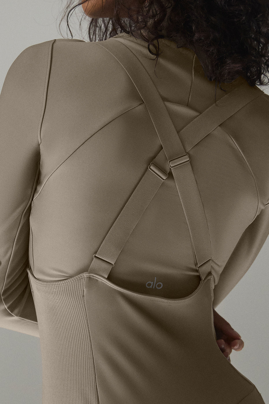 Airlift Winter Warm Mesh Ski Time Long Sleeve - Light Cocoa — photo 2
