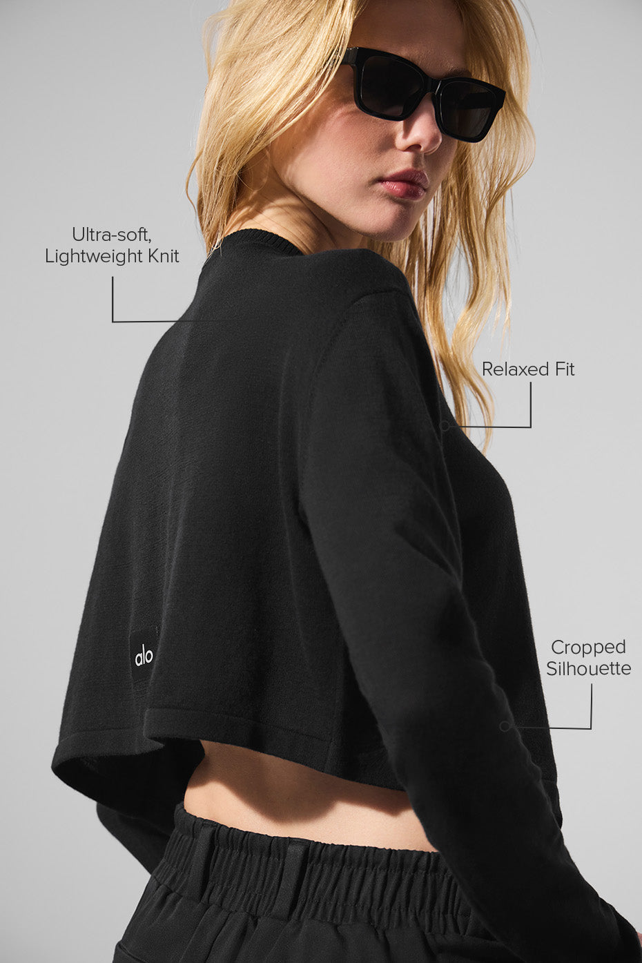 Supernatural Sweater Cardigan - Black — photo 2