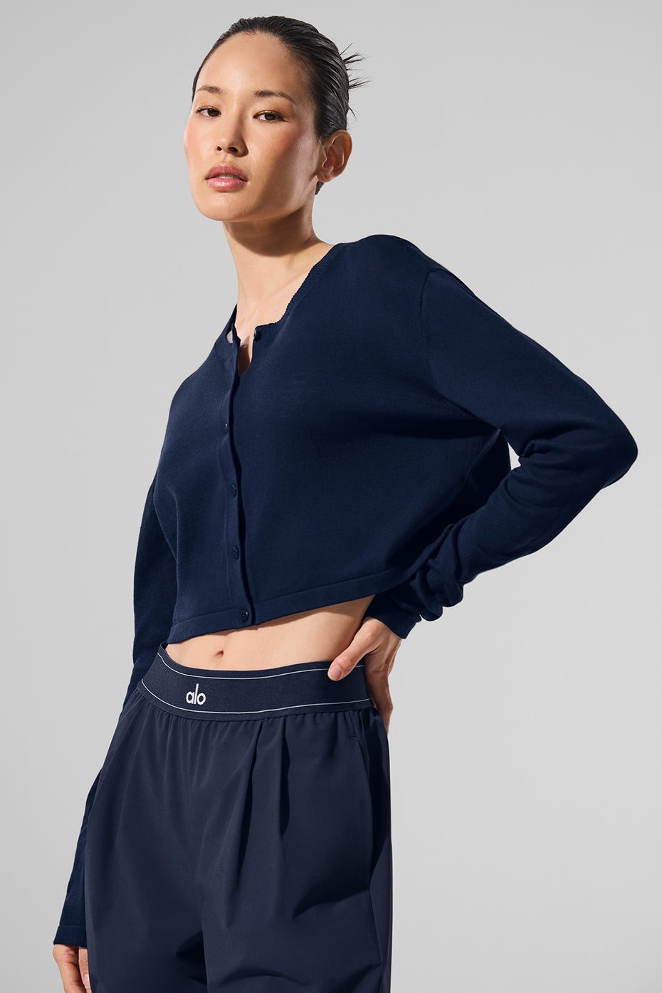 Supernatural Sweater Cardigan - Navy — photo 5