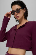 Supernatural Sweater Cardigan - Burgundy — photo 3