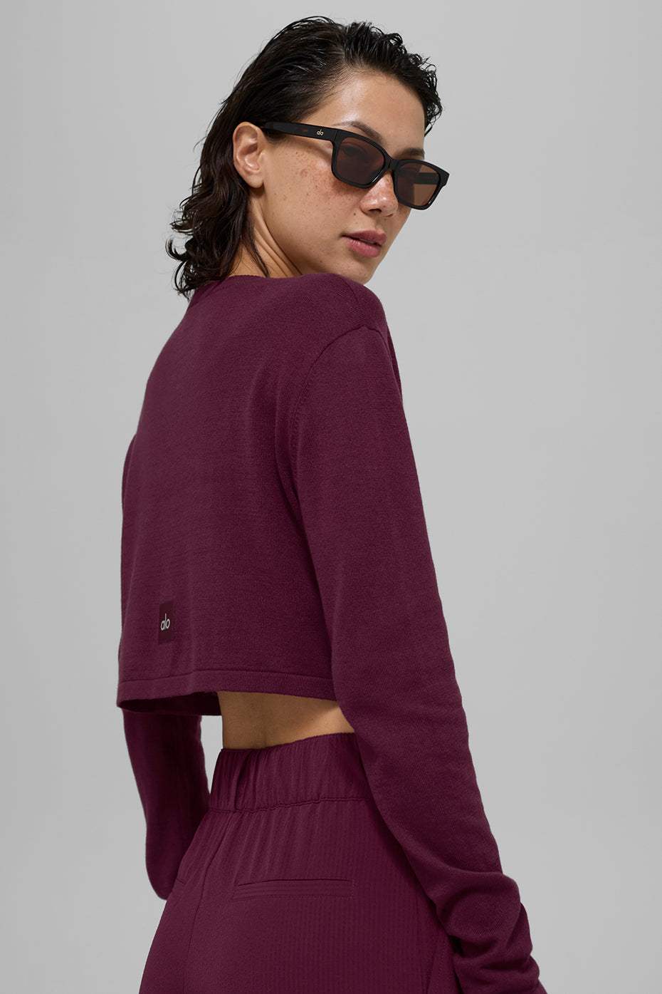 Supernatural Sweater Cardigan - Burgundy — photo 2