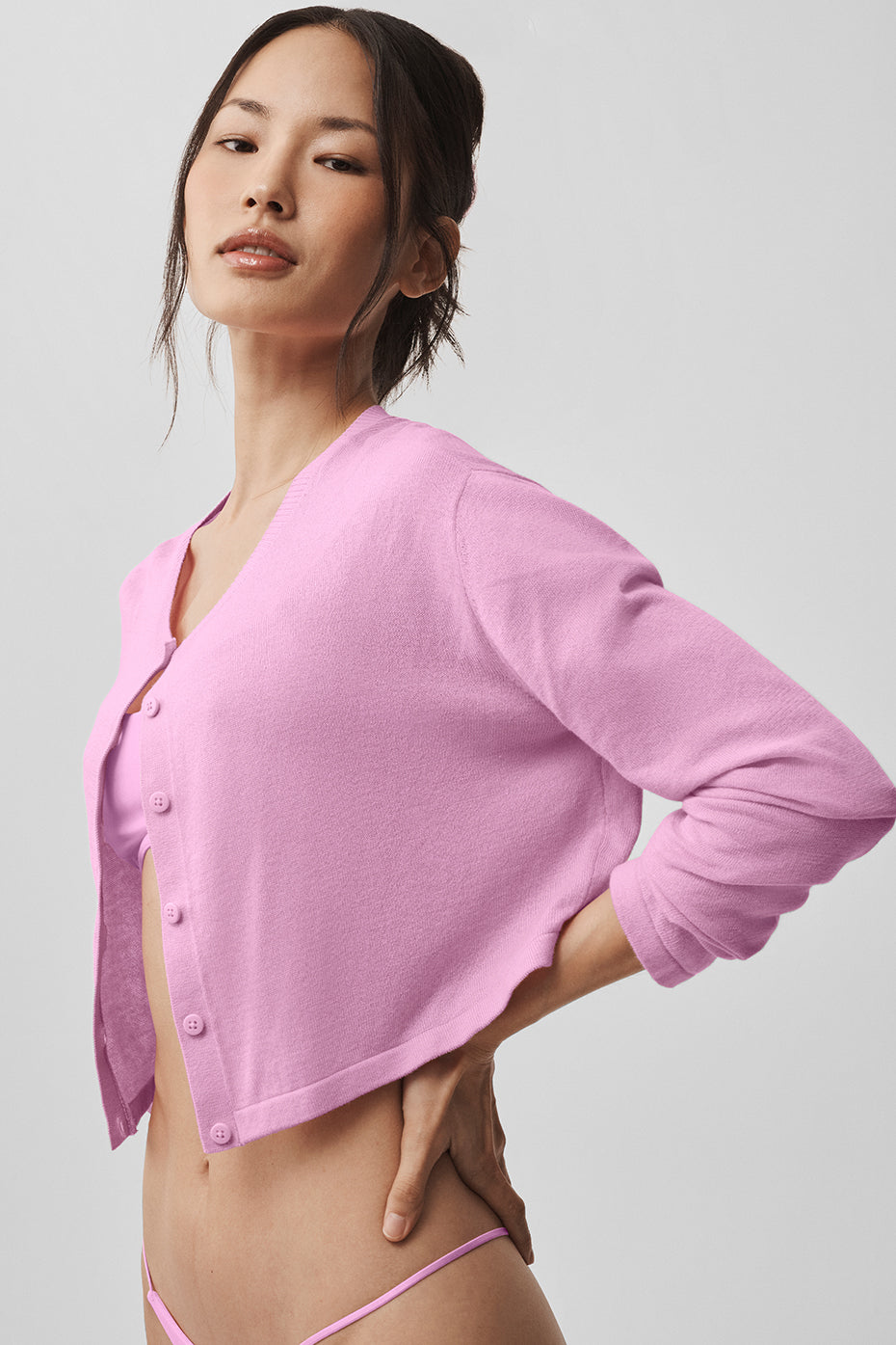 Supernatural Sweater Cardigan - Candy Heart Pink — photo 3