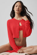 Supernatural Sweater Cardigan - Bright Red — photo 1
